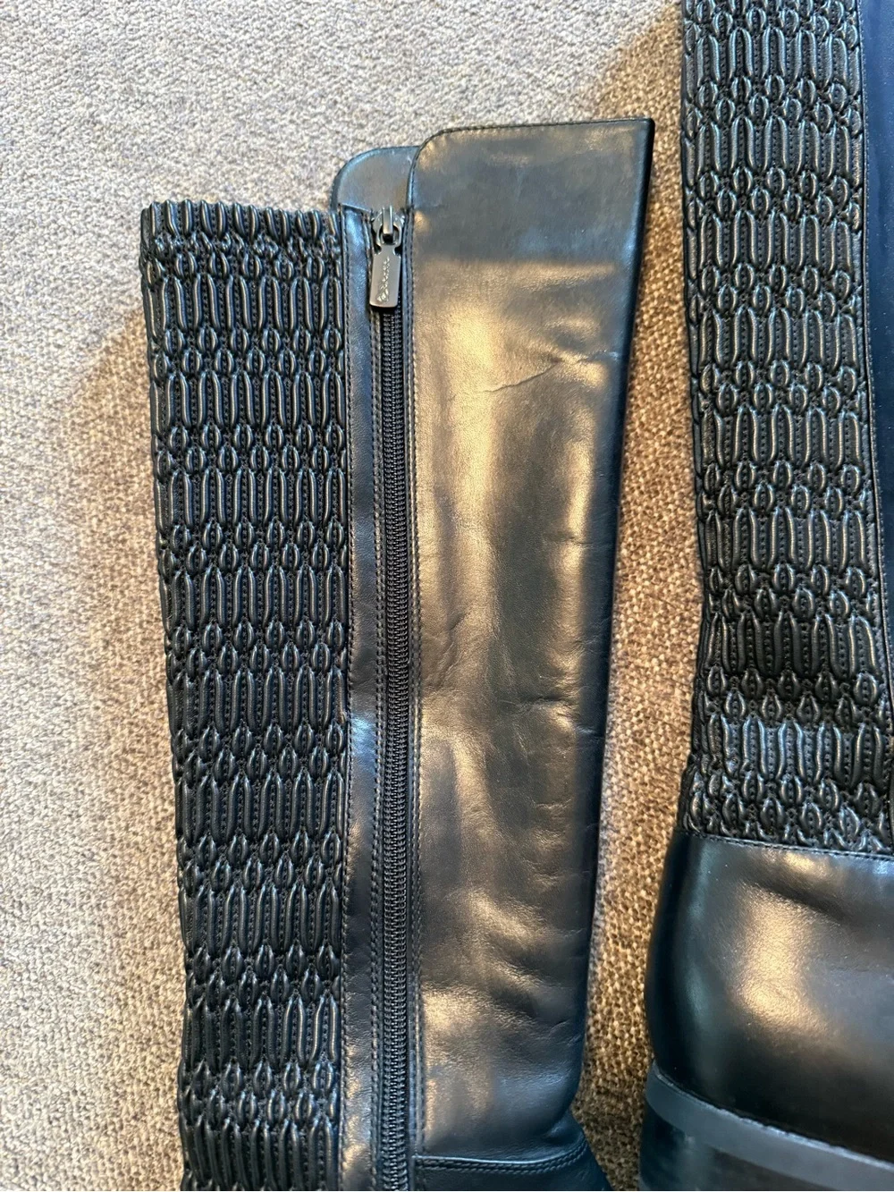 Blondo Black Over-the-Knee Leather Boots